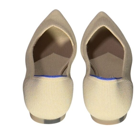 ROTHY'S The Point Beige Flats Women's Size W7 - Picture 4 of 11